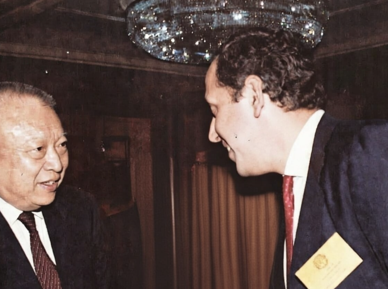 Jal N Karbhari meeting former Chief Executive of Hong Kong Tung Chee Hwa